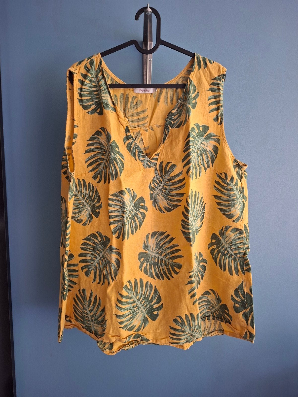 mooie frisse linnen top merk paprika XL, Kleding | Dames, Maat 46/48 (XL) of groter, Ophalen of Verzenden, Zo goed als nieuw, Korte mouw