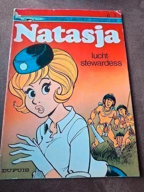 Stripboek Natasja als luchtstewardess, Eén stripboek, Ophalen of Verzenden, Gelezen, Walthéry