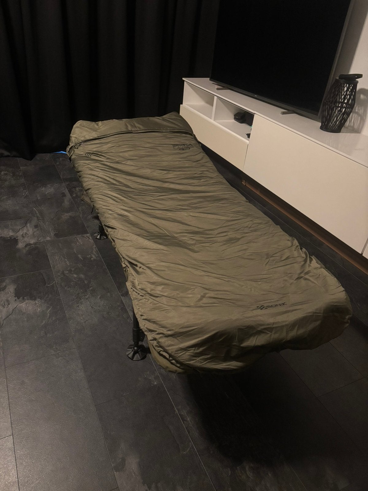 SONIK BANK TEK 5 SEASON STRETCHER als nieuw, Ophalen of Verzenden, Zo goed als nieuw, Overige typen