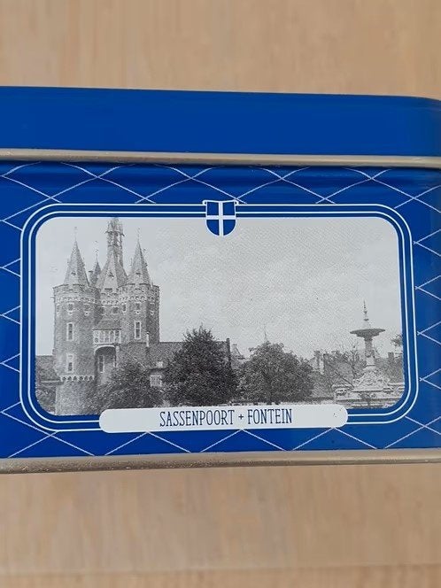 blik Zwolle peperbus, IJsselbrug, Grote Markt, Sassenpoort, Verzamelen, Blikken, Ophalen, Overige