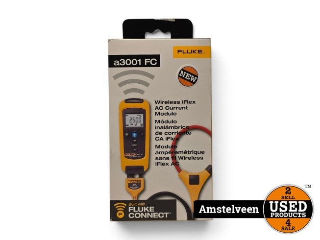 FLUKE A3001 FC Draadloze iFlex AC-Stroommodule | Nieuw, Fluke, Nieuw, https://www.fluke.com/nl-nl/ondersteuning/contact, 6920 Seaway Blvd, Everett, WA 98203, Verenigde Staten