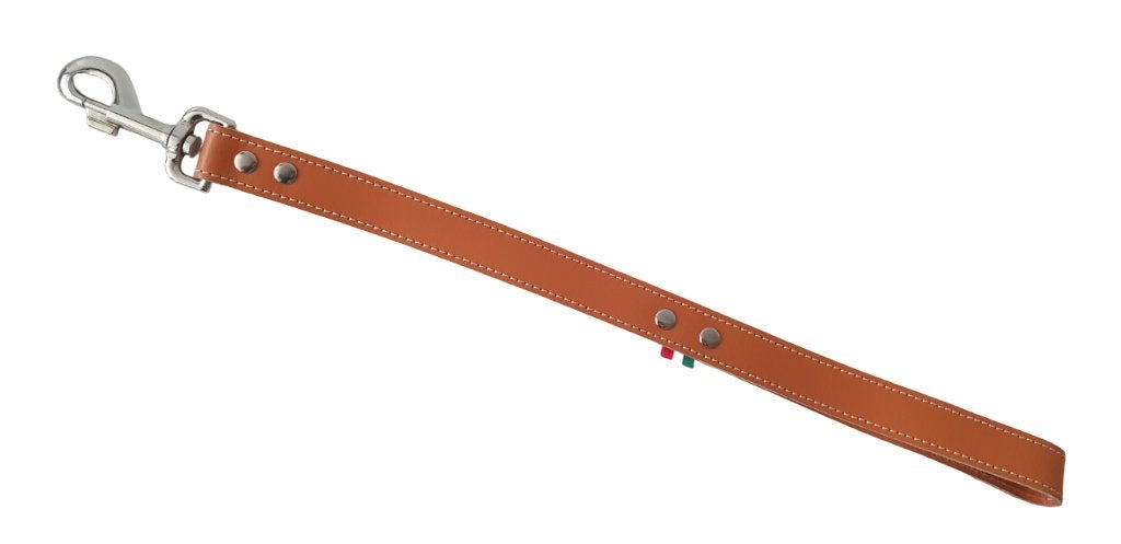 JACK & VANILLA Double Korte Hondenriem Naturel 50 cm KOOPJE!, Dieren en Toebehoren, Ophalen of Verzenden, Nieuw, Hondenriem