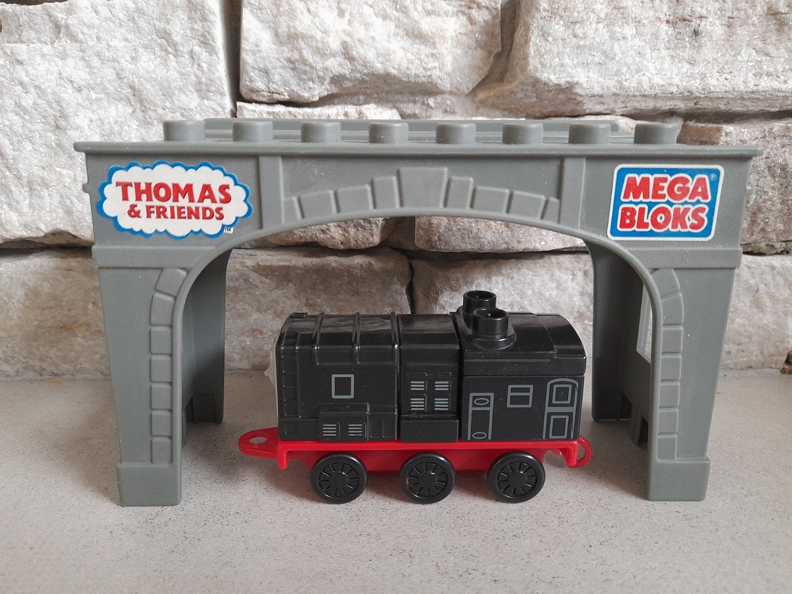 Mega Bloks Thomas and friends. Set 10, Zwart treintje., Ophalen of Verzenden, Gebruikt