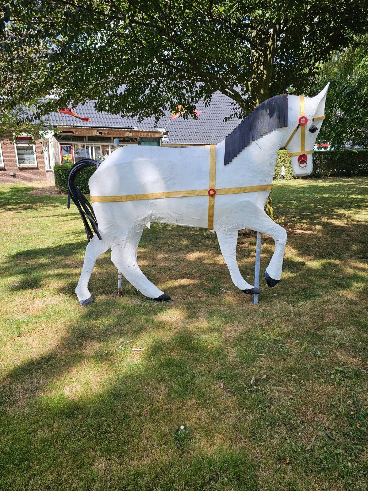 2 prachtige paarden, Ophalen