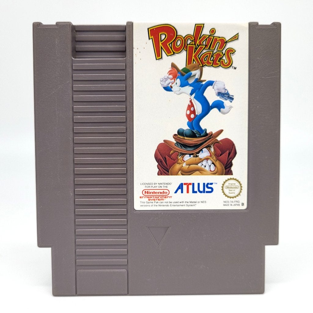 Rockin' Kats - Nintendo NES Cartridge - PAL B (FRG), Spelcomputers en Games, Gebruikt, 1 speler, Ophalen of Verzenden, Nvt