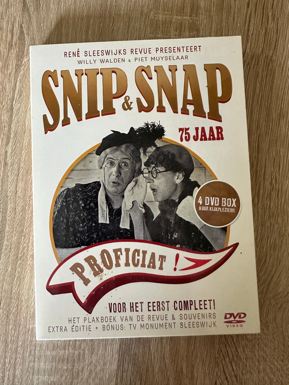 Snip & Snap 75 Jaar - Complete Serie DVD Box (4 DVD's), Bonusmateriaal, Alle leeftijden, Nederlands, Zo goed als nieuw