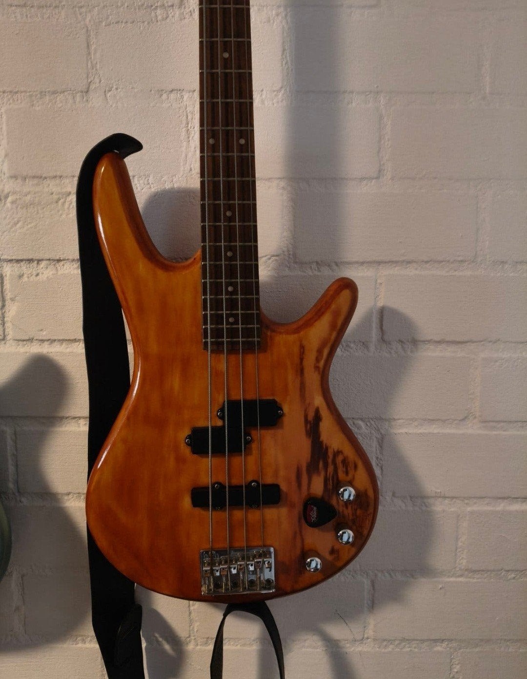 Ibanez RSG 200 basgitaar jaren '90 - Teak Beits, Ophalen, Gebruikt