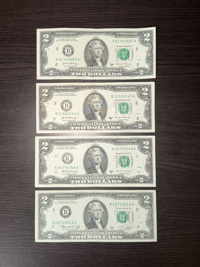 2 dollar biljet - USA, Ophalen of Verzenden, Noord-Amerika, Los biljet
