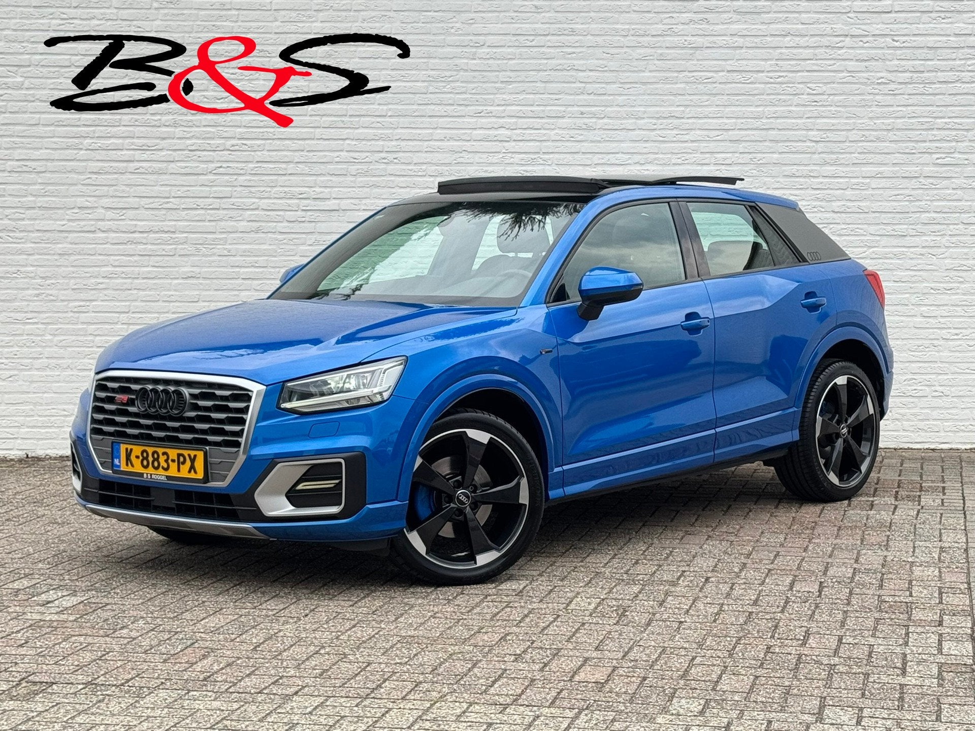 Audi Q2 1.4 TFSI CoD Full S-line Carplay Pano Leder Camera L, Gebruikt, 150 pk, Blauw, Leder
