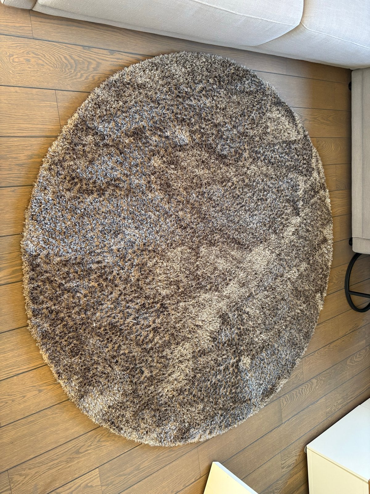 Rond vloerkleed Floorpassion Ross 22 Mix - Ø 180cm, Huis en Inrichting, Stoffering | Tapijten en Kleden, 150 tot 200 cm, Rond