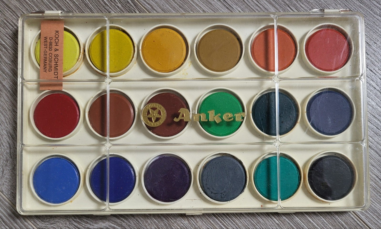 Vintage Waterverfdoos Koch & Schmidt, Ophalen of Verzenden, Nieuw, Waterverf
