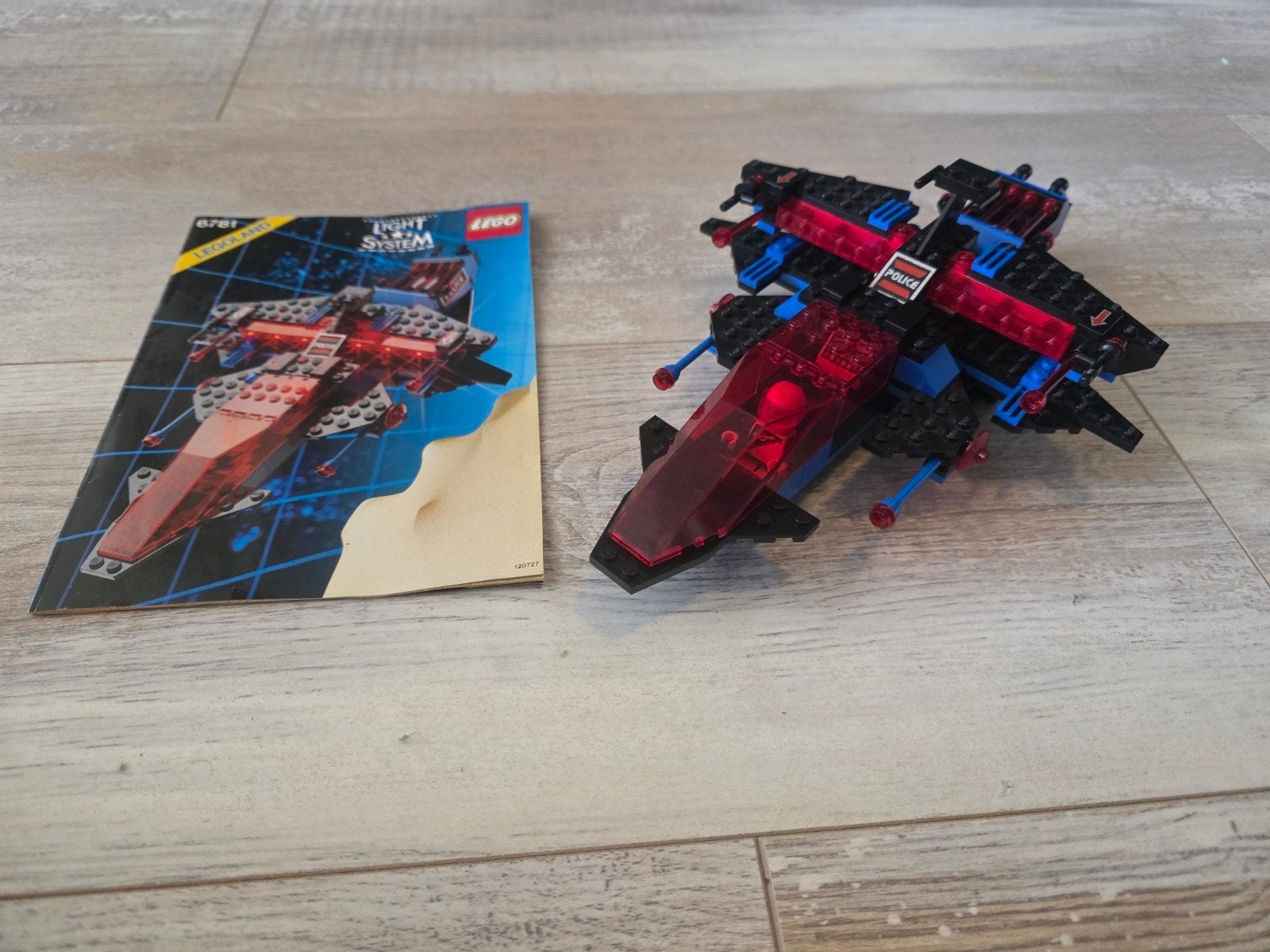 Lego Classic Space Police 6781 SP-Striker 100% met bouwhandl, Kinderen en Baby's, Speelgoed | Duplo en Lego, Compleet, Lego, Ophalen of Verzenden