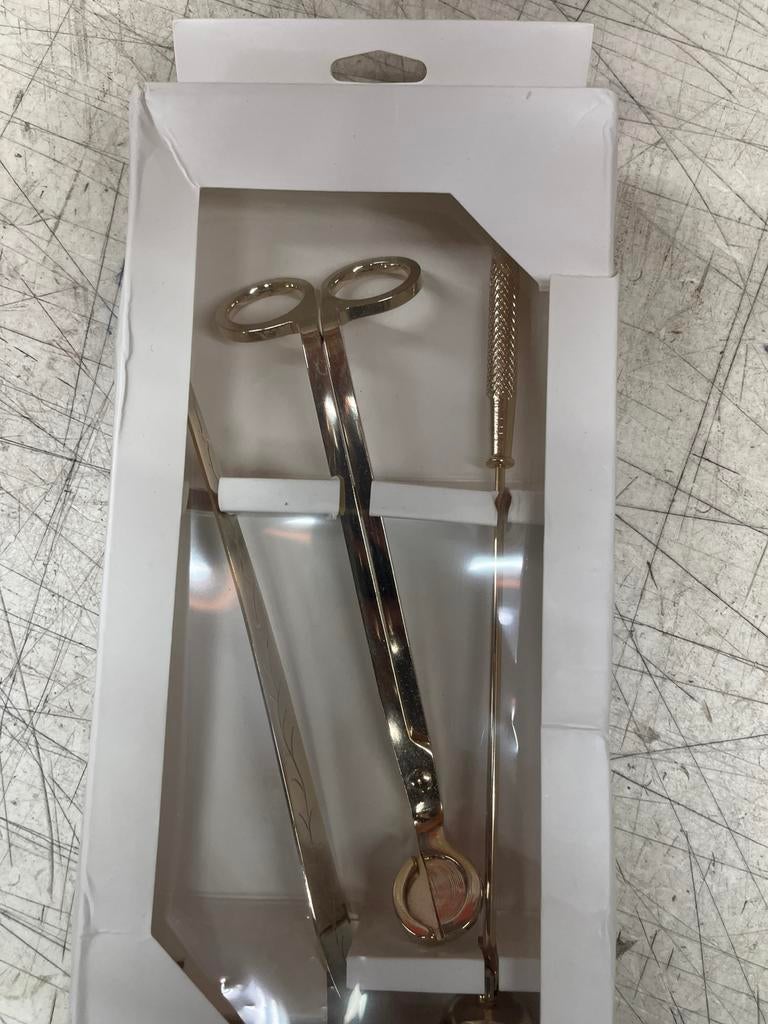 Kaarsen accessoires set - lonttrimmer, dover, dipper, Nieuw, Ophalen of Verzenden, Nvt, Metaal