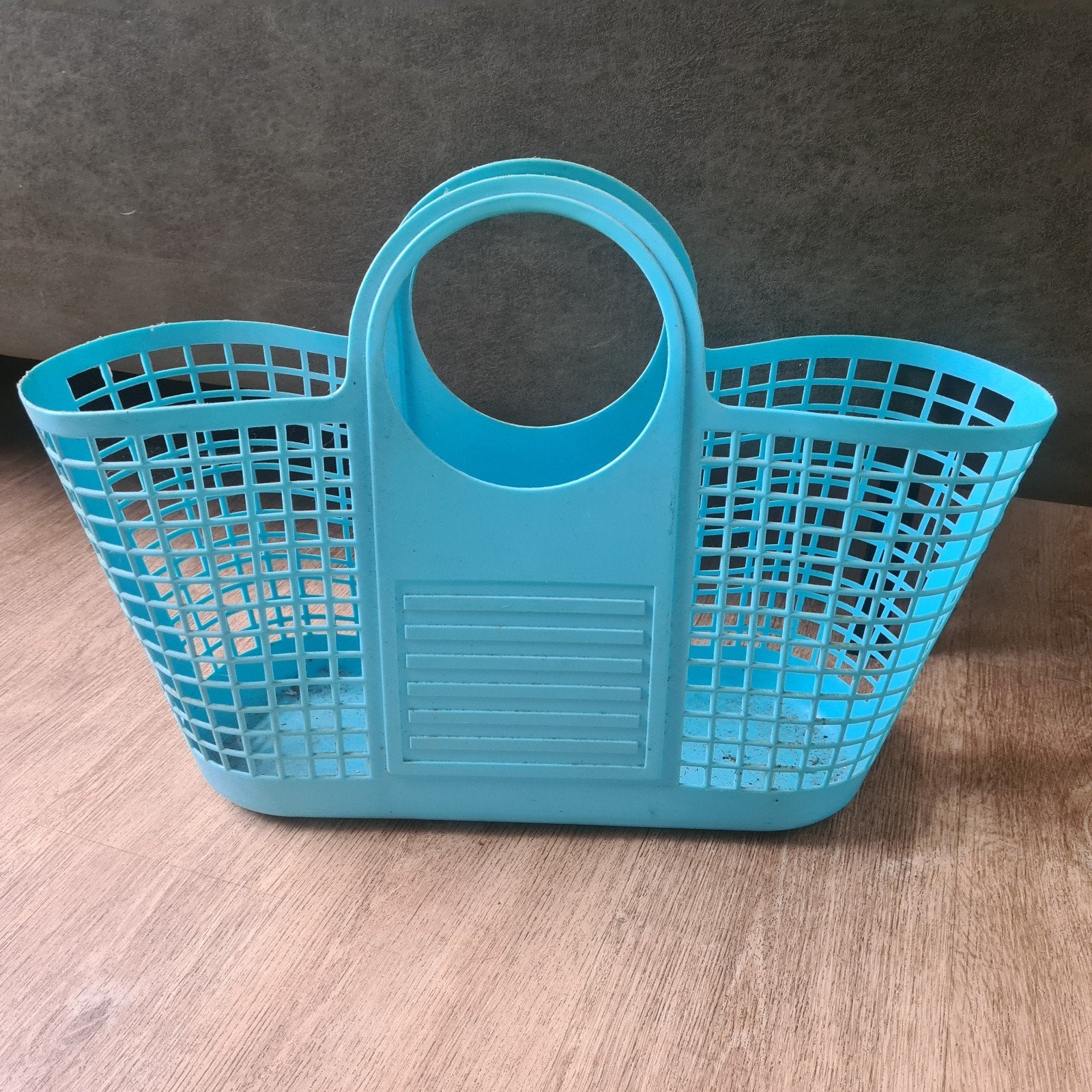 Kunststof boodschappenmand - zo goed als nieuw, Huis en Inrichting, Ophalen of Verzenden, Zo goed als nieuw, Blauw, Kunststof