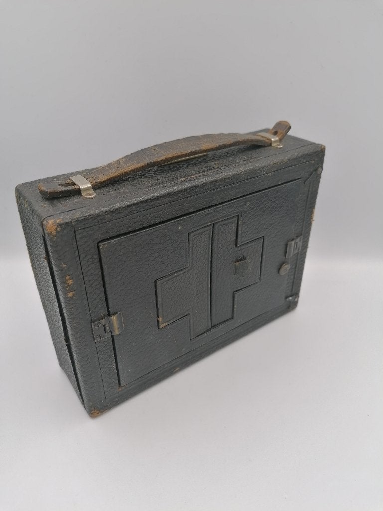 Antique folding camera Ernemann AG Dresden HEAG II, Verzenden, Compact, Overige Merken