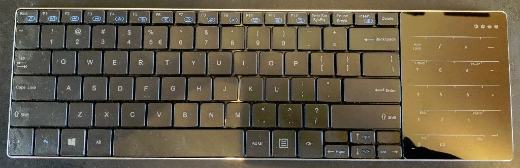 GEMBIRD KBS-P8 USB keyboard met numpad 28-5, Ophalen of Verzenden, Qwerty, Gebruikt, Draadloos