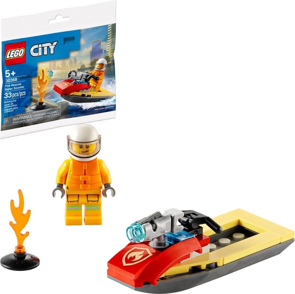 LEGO 30368 City Brandweer Waterscooter (Polybag - Zakje), City, Lego, Nieuw, Ophalen of Verzenden