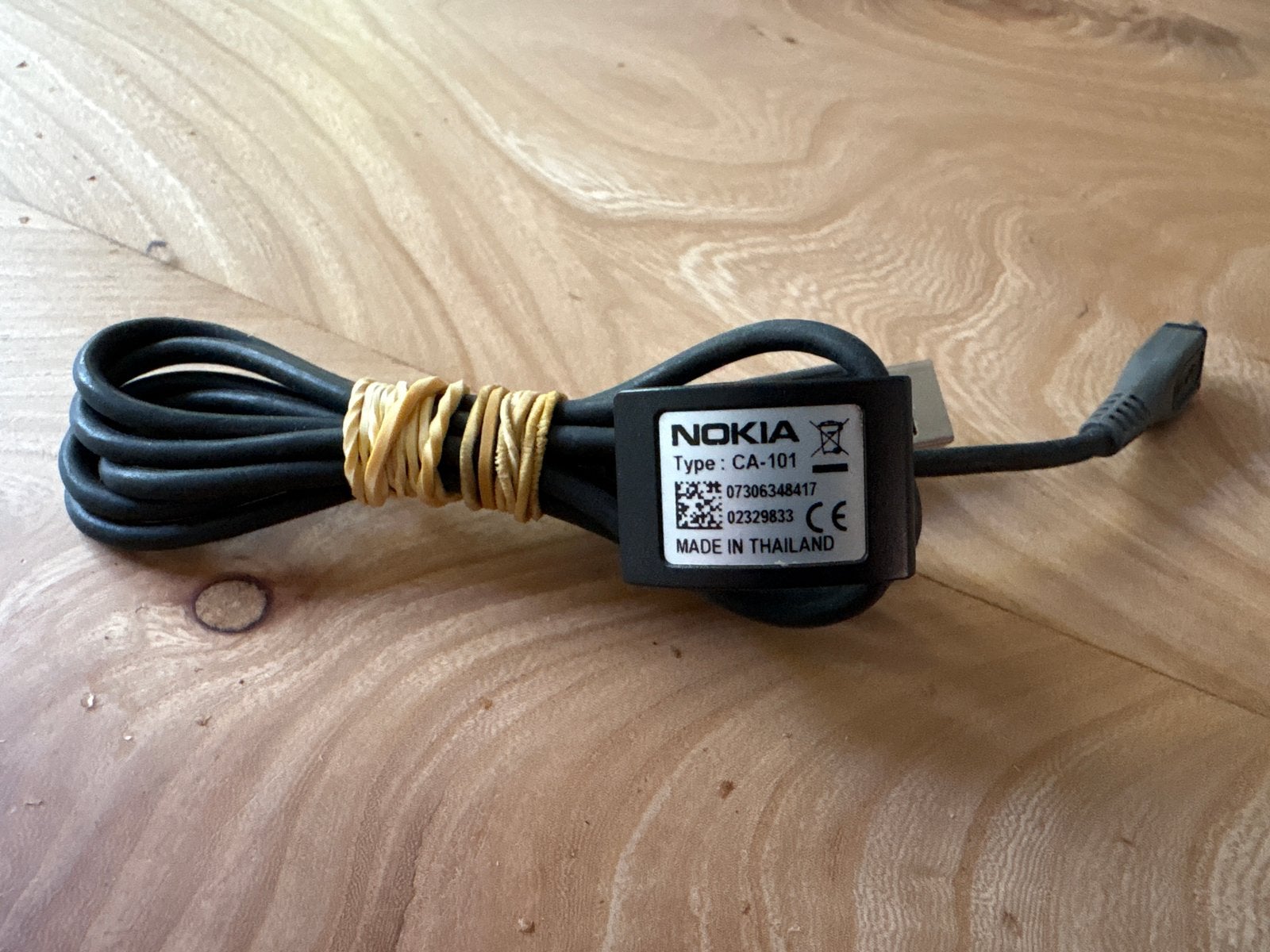 Nokia CA-101 USB-kabel - Origineel datakabel, Ophalen of Verzenden, Gebruikt, Snoer of kabel, Nokia