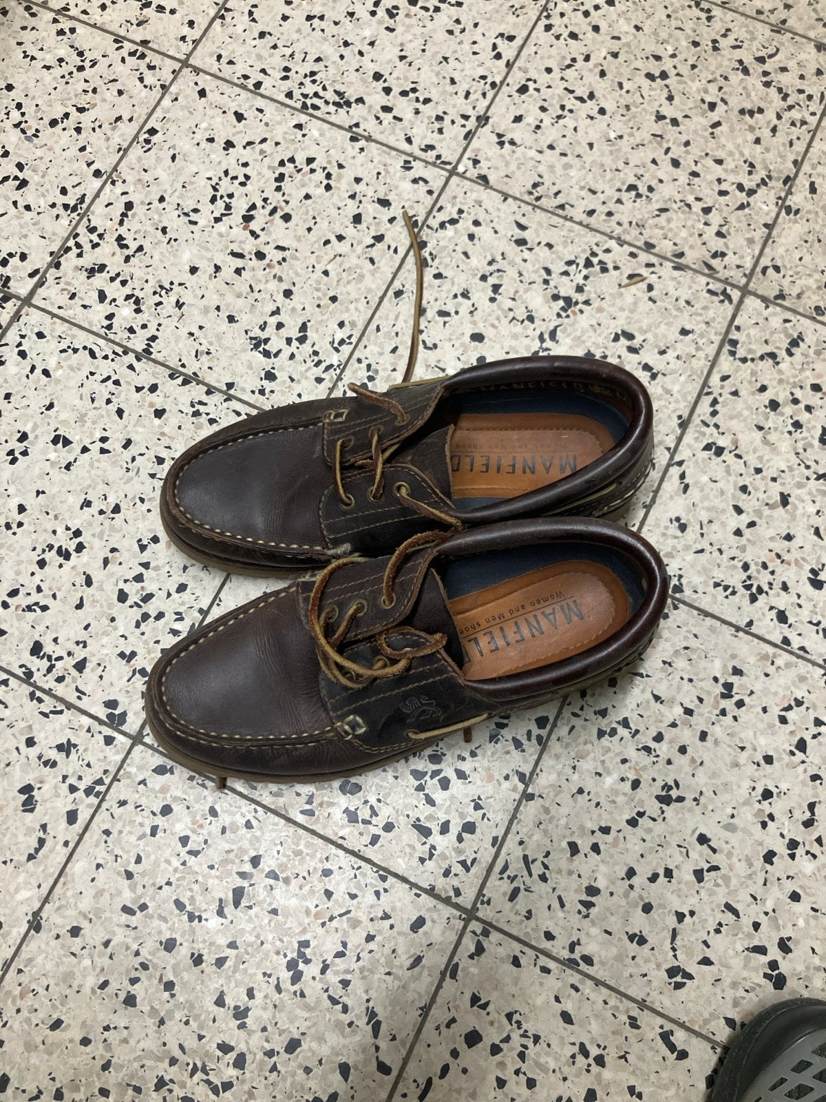 Manfield bootschoenen maat 40, Kleding | Dames, Schoenen, Ophalen of Verzenden, Gedragen, Bruin