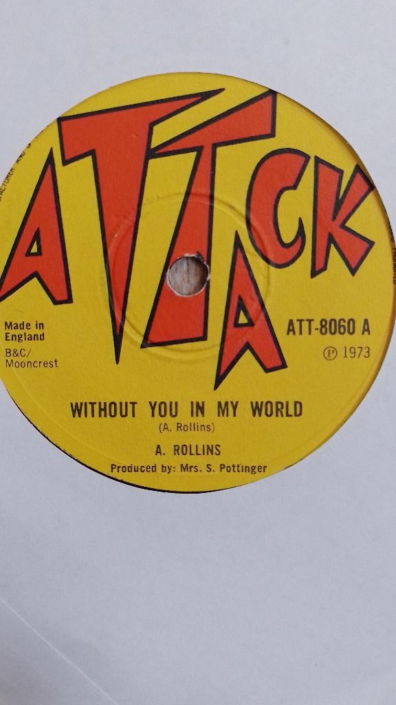 Audley Rollins/Reggae, Gebruikt, Wereldmuziek, 7 inch, Single