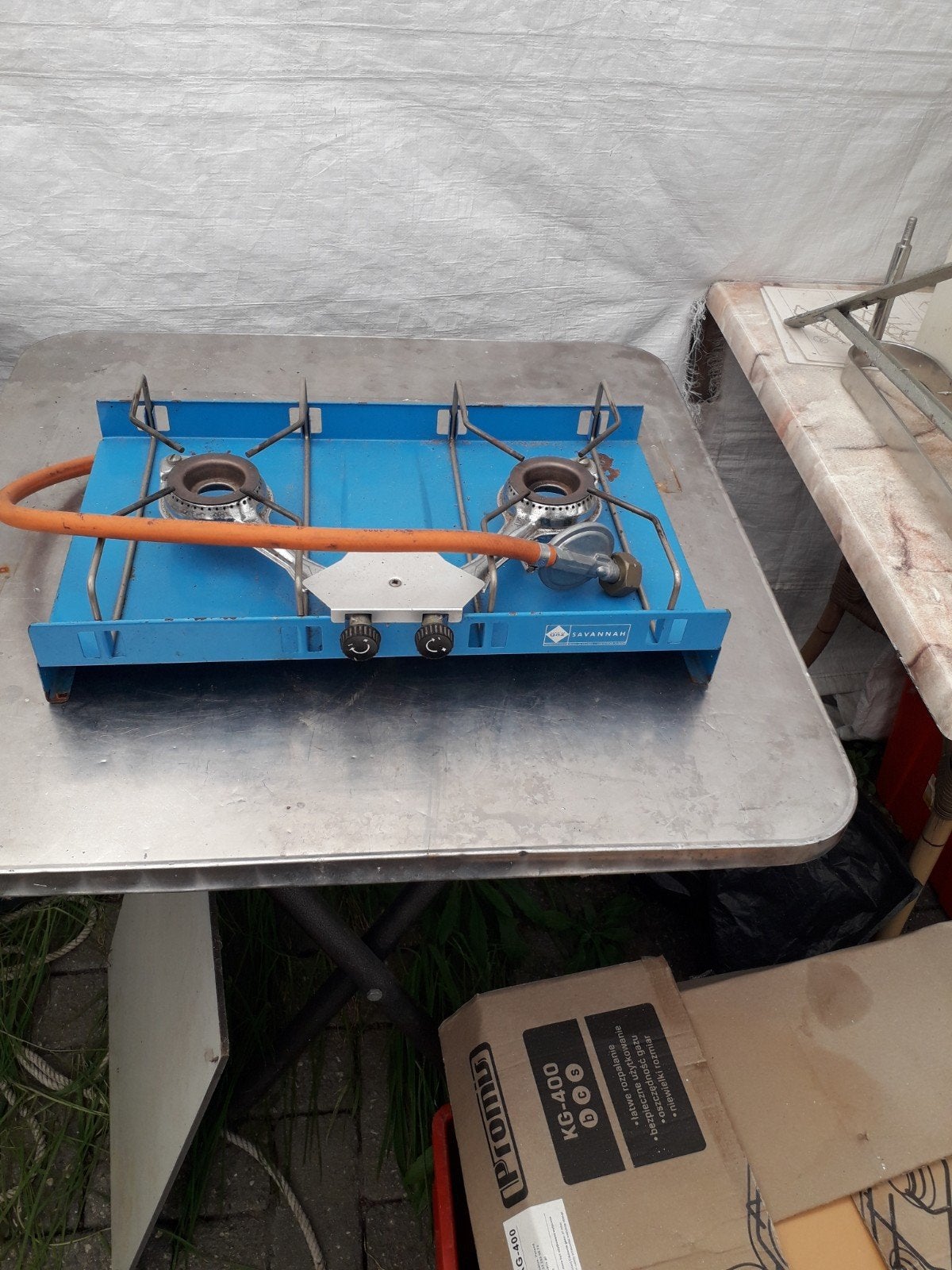 camping gasstel, Caravans en Kamperen, Ophalen of Verzenden, Gebruikt