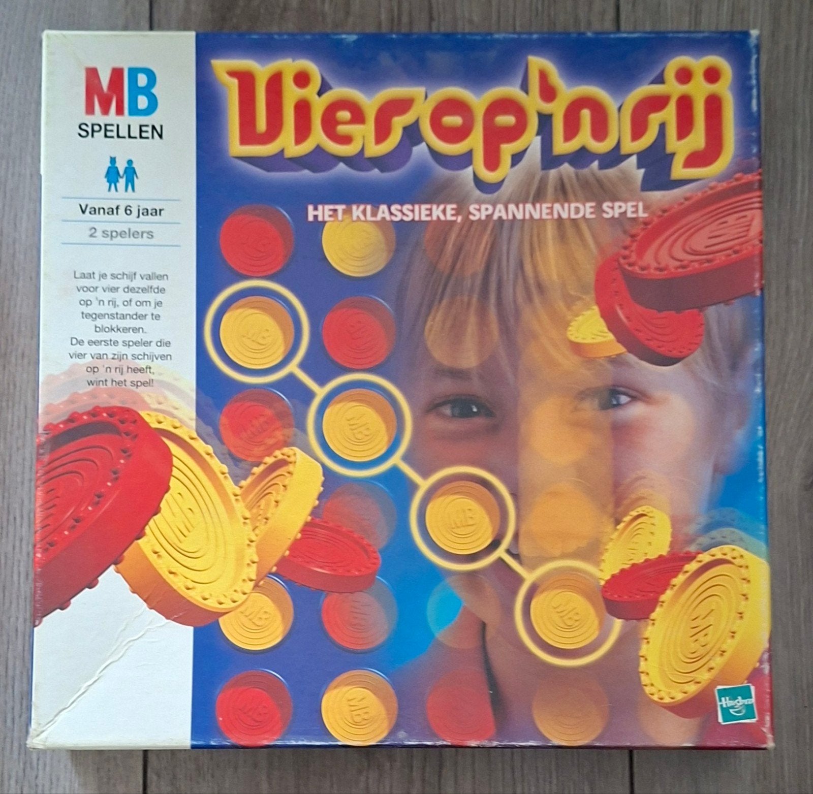 vier op'n rij, Ophalen of Verzenden, Zo goed als nieuw, MB Spellen