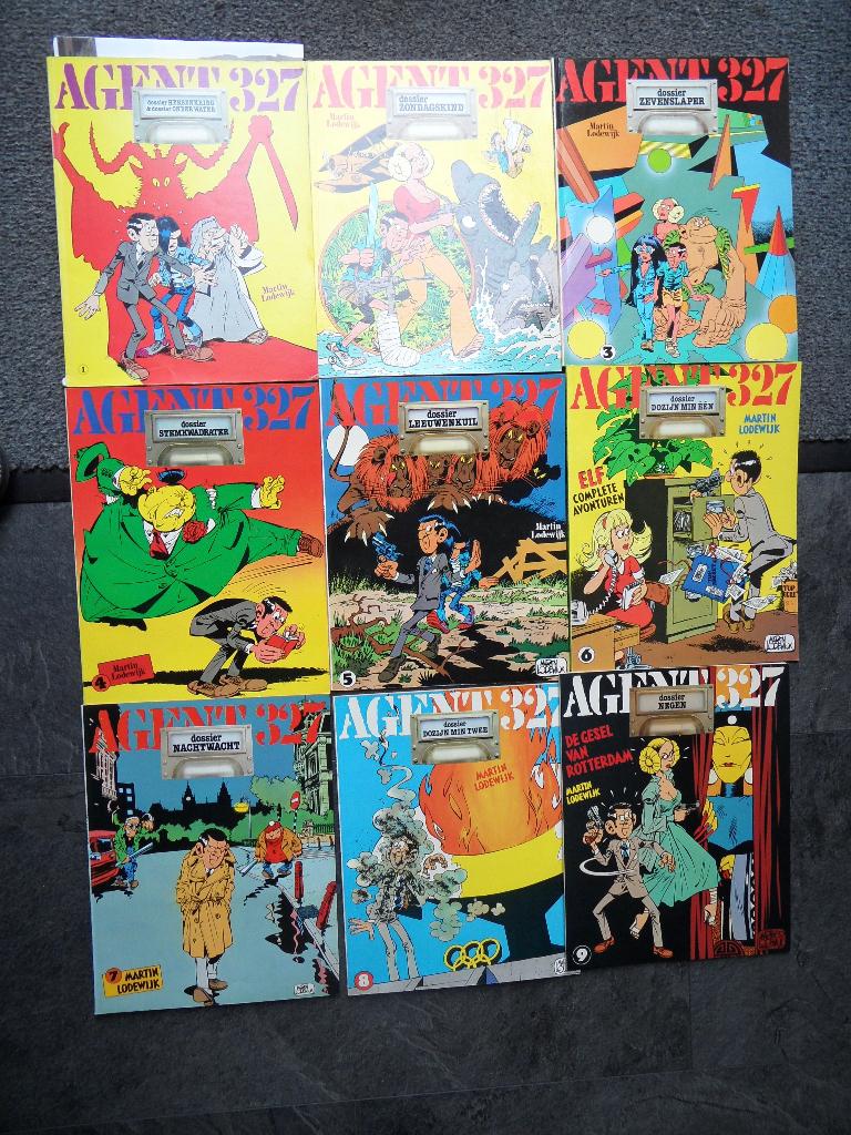 Agent 327 Deel 1 t/m 11, Meerdere stripboeken, Ophalen of Verzenden, Zo goed als nieuw, Martin Lodewijk