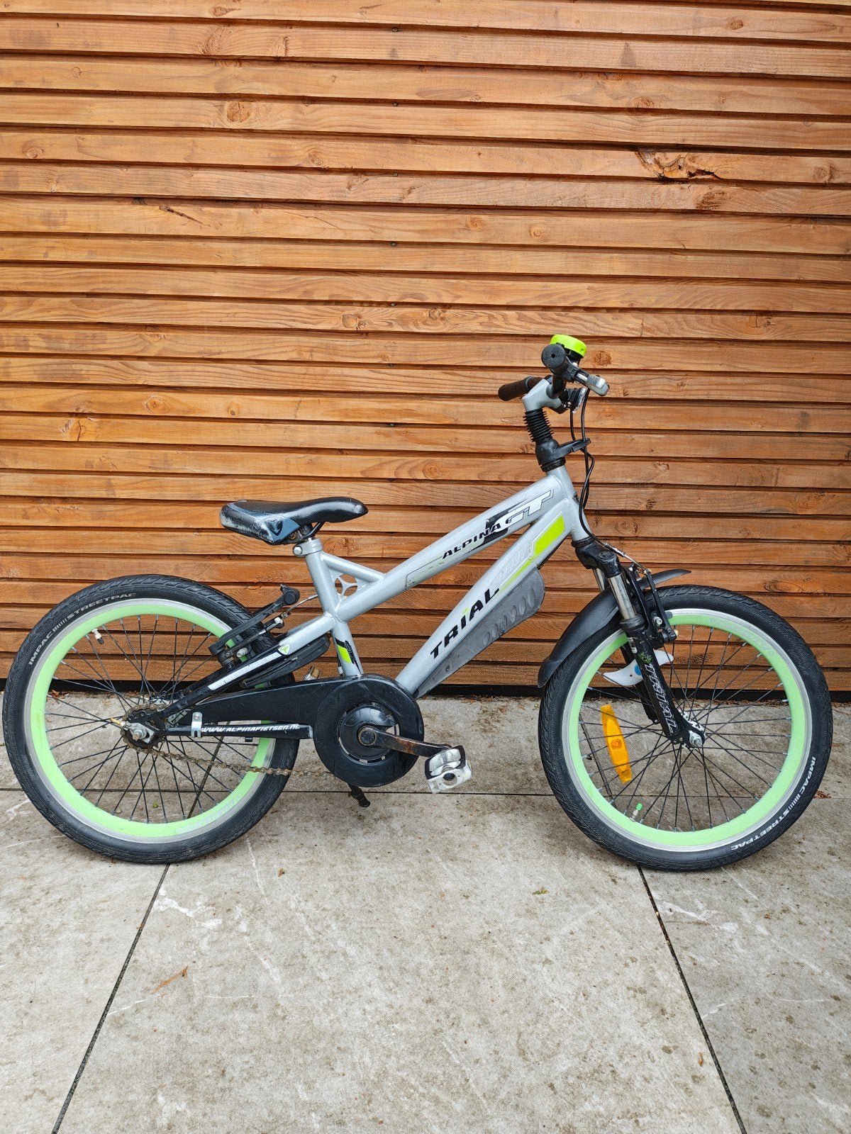 20 inch Alpina gt kinderfiets, Ophalen, Gebruikt, Velgrem, Alpina