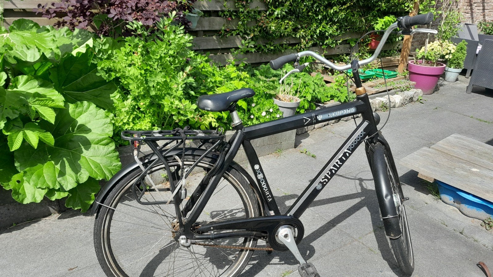 Sparta Leopard heren/jongensfiets - Matzwart, Ophalen of Verzenden, Gebruikt, Sparta