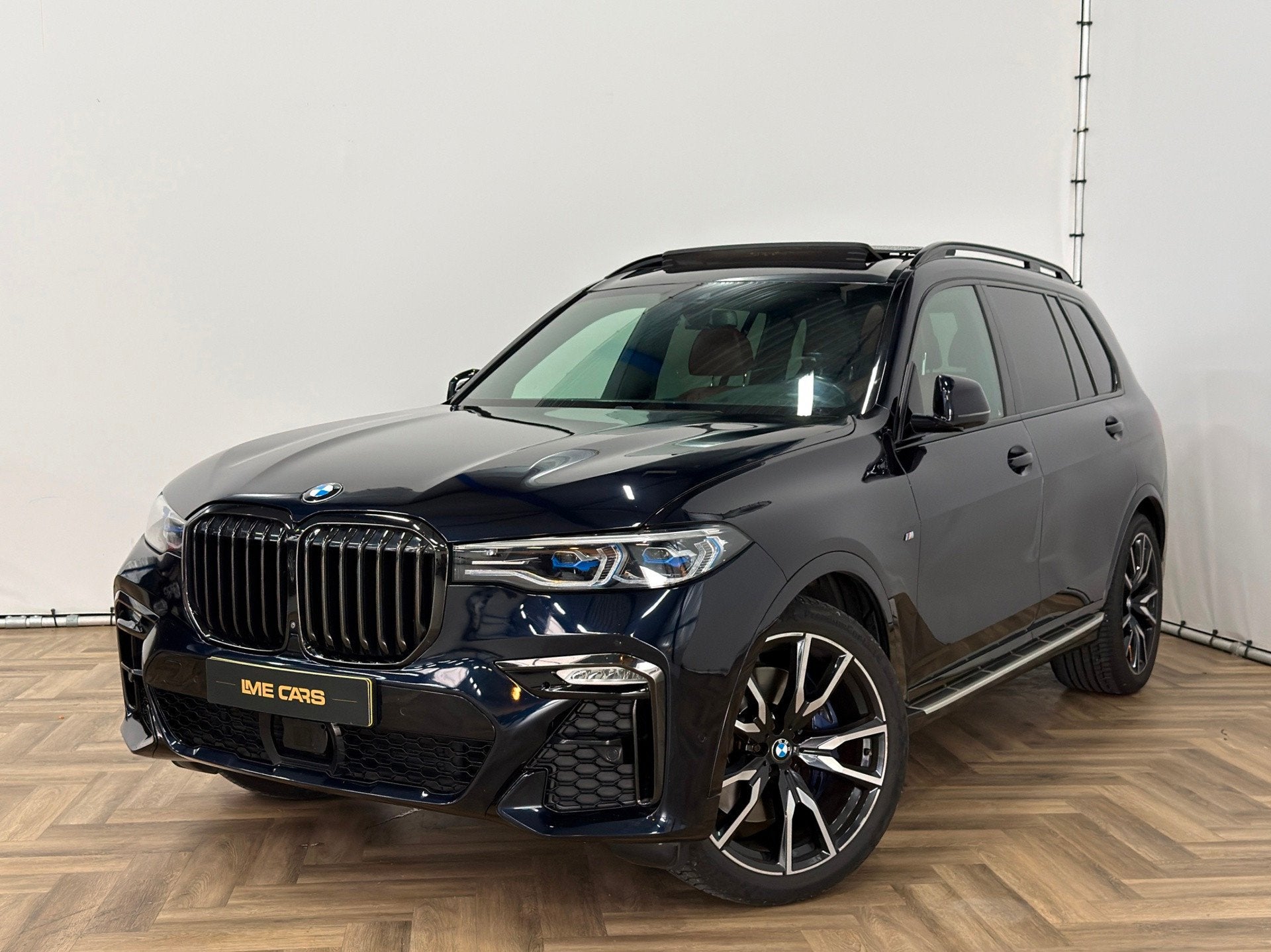 BMW X7 XDrive40i 6P.|PANO|M-PAKKET|NAP|VOL|INRUIL MOGELIJK|, Auto's, Gebruikt, Euro 6, Verwarmde buitenspiegels, Blauw