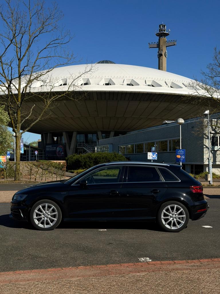 Audi A3 1.4 Tfsi 204pk E-tron S Tronic 2016 Zwart, Auto's, Audi, Zwart, 4 cilinders, Zwart, Plug-in hybride