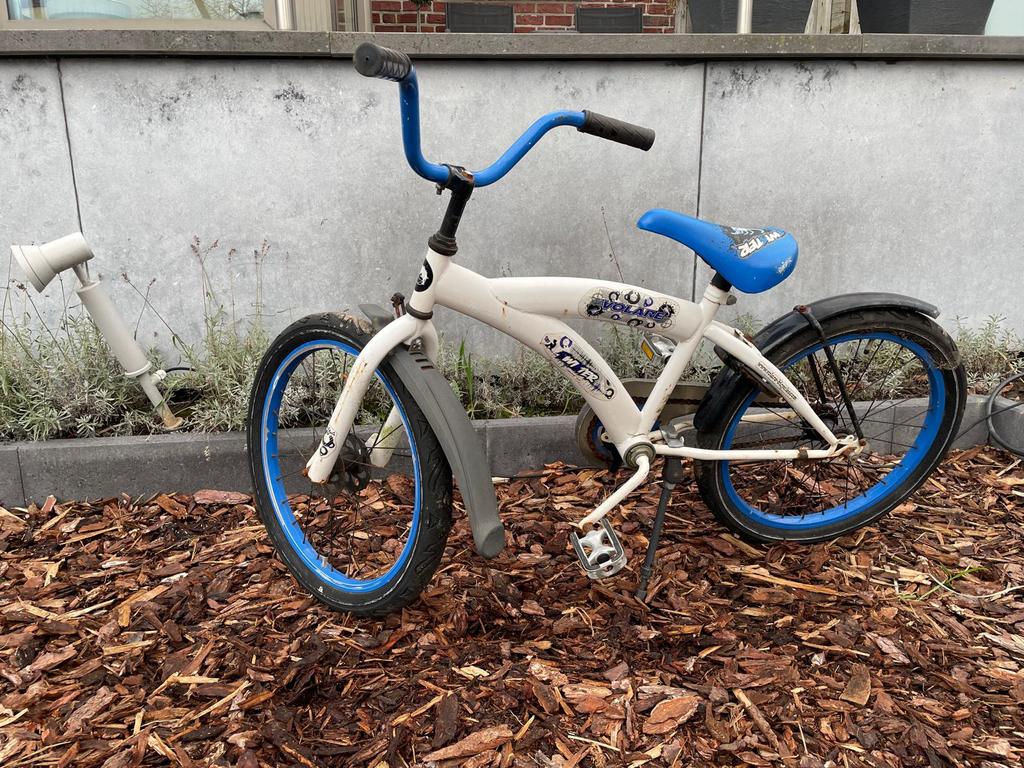 Kinderfiets 15 inch, Ophalen, Zo goed als nieuw, Staal, 16 tot 20 inch