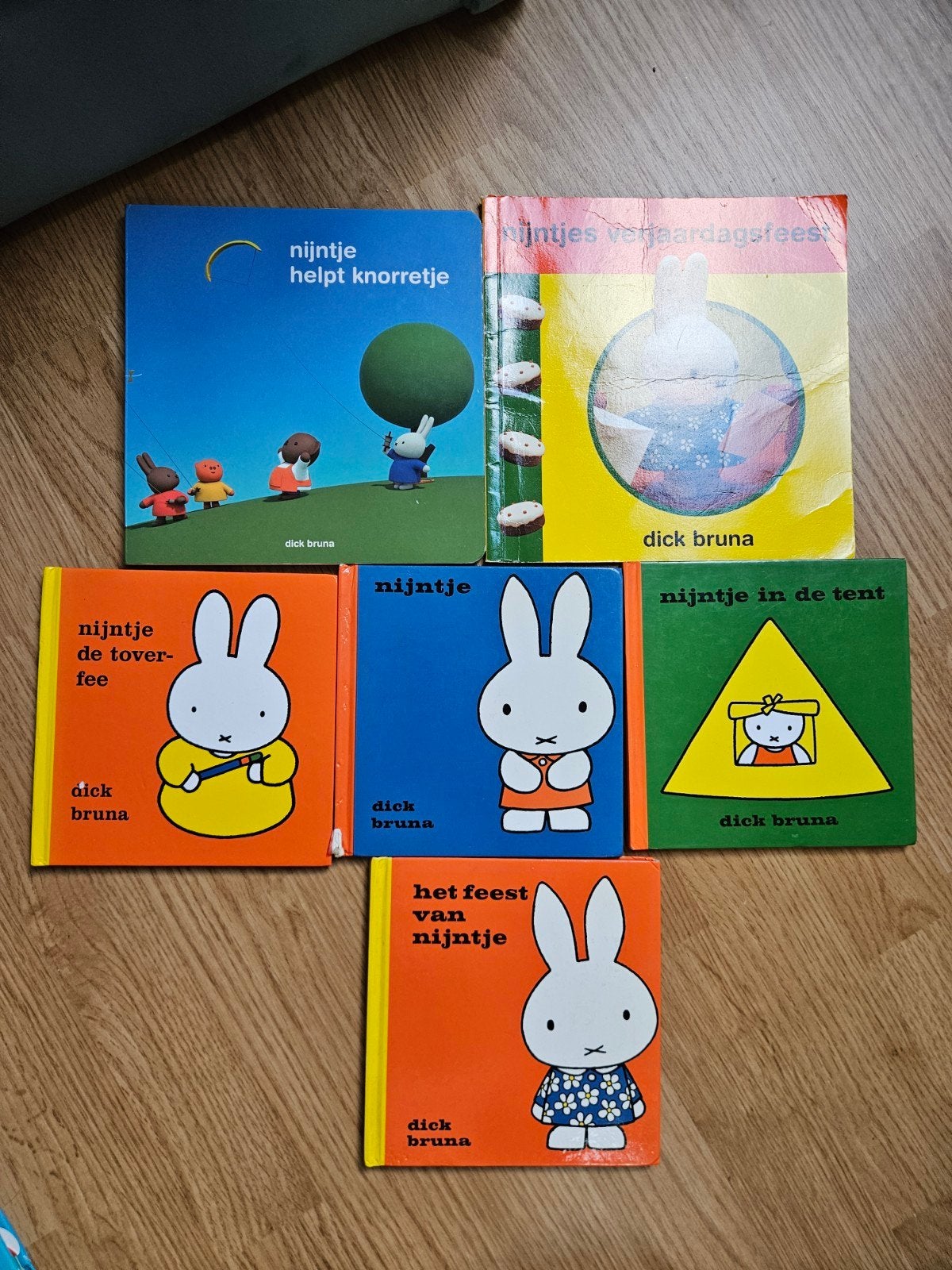 6 Nijntje Kinderboeken - Dick Bruna Collectie, Fictie algemeen, Jongen of Meisje, Voorleesboek, Dick Bruna