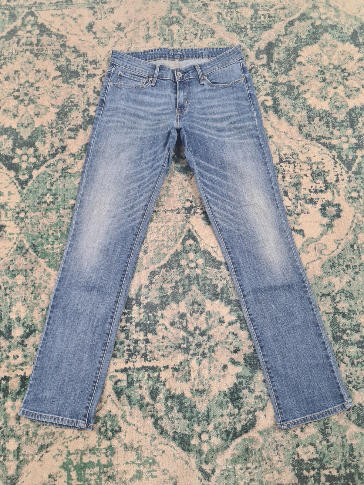 Levi’s Denim curve straight leg W27 L32 Tulsi2732 Mid-rise, Blauw, Ophalen of Verzenden, Zo goed als nieuw, W27 (confectie 34) of kleiner