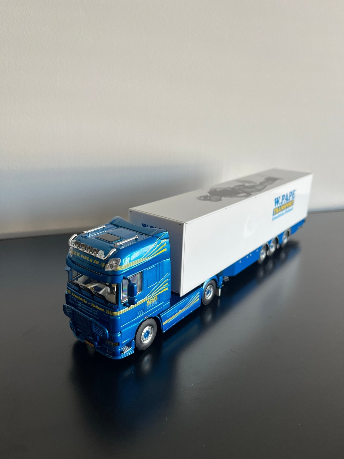 W. PAPE TRANSPORT DAF XF 105 SUPER SPACE CAB WSI model, Ophalen of Verzenden, Zo goed als nieuw, Overige merken