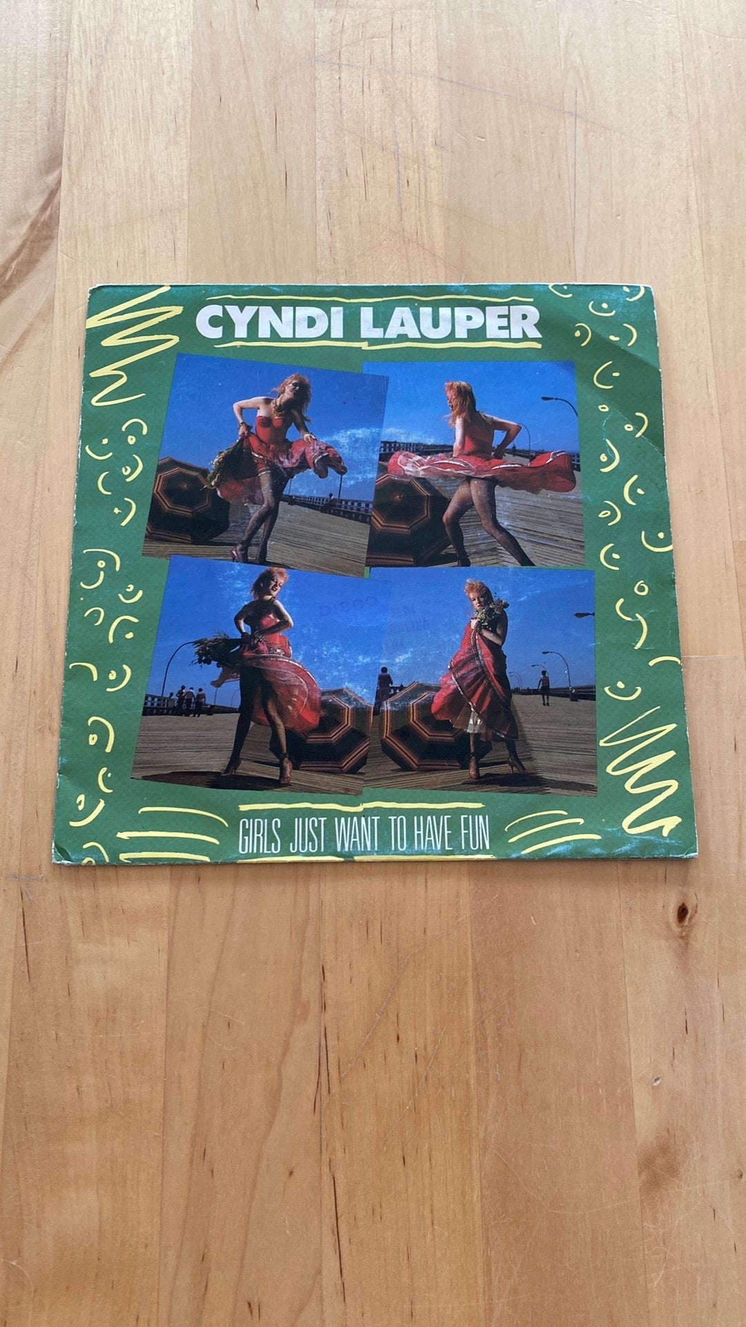 Vinyl single Cyndi Lauper - Girls just want to have fun, Ophalen of Verzenden, Zo goed als nieuw, Pop