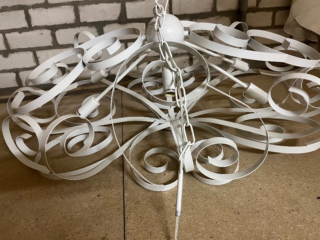 Hanglamp, Ophalen, Zo goed als nieuw, Metaal, E40