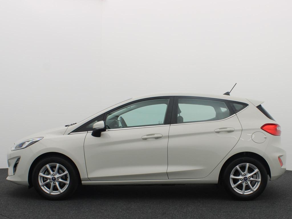 Ford Fiesta 1.0 EcoBoost Titanium X METROPOLIS WHITE / BANG, Auto's, Ford, Voorwielaandrijving, Stof, Gebruikt, Euro 6
