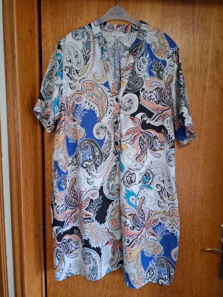 Erfo jurk maat 48 linnen, Ophalen of Verzenden, Zo goed als nieuw, Jurk