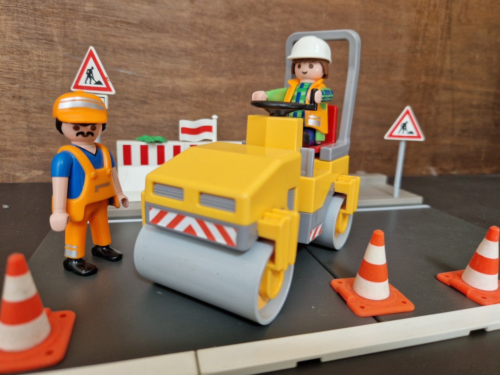 Playmobil 4048 - Wegenbouw straatwals, Ophalen, Gebruikt