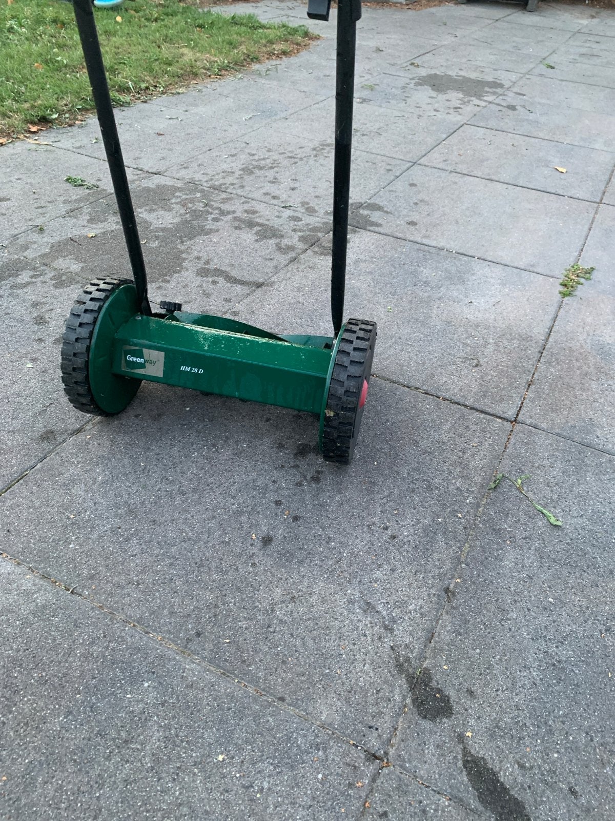 Greenway HM 28 D Handgrasmaaier - Zo goed als nieuw, Tuin en Terras, Ophalen, Handgrasmaaier, Minder dan 30 cm, Zo goed als nieuw