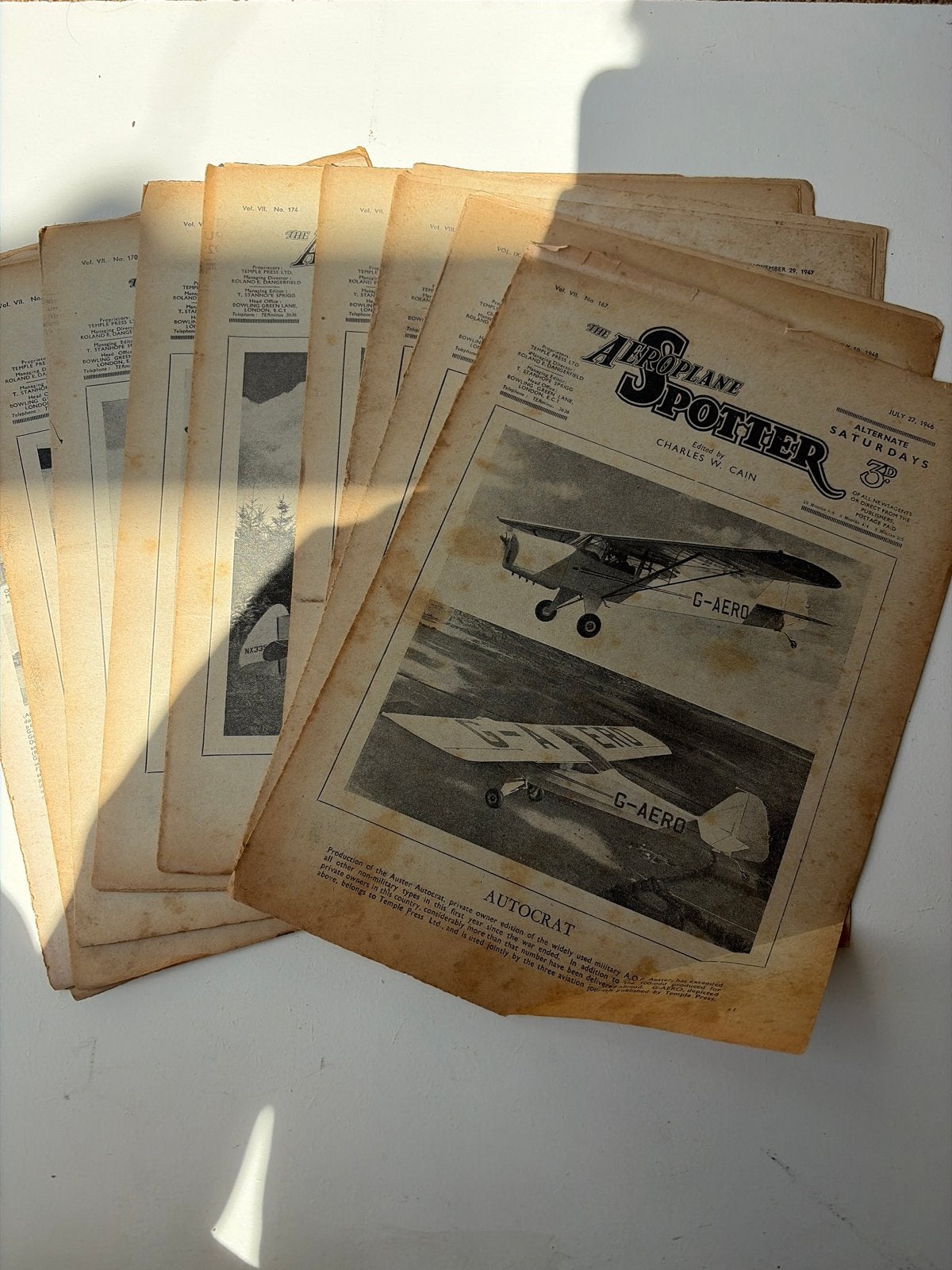 The Aeroplane Spotter - Oude luchtvaart tijdschriften, Ophalen of Verzenden, 1940 tot 1960, Buitenland, Tijdschrift