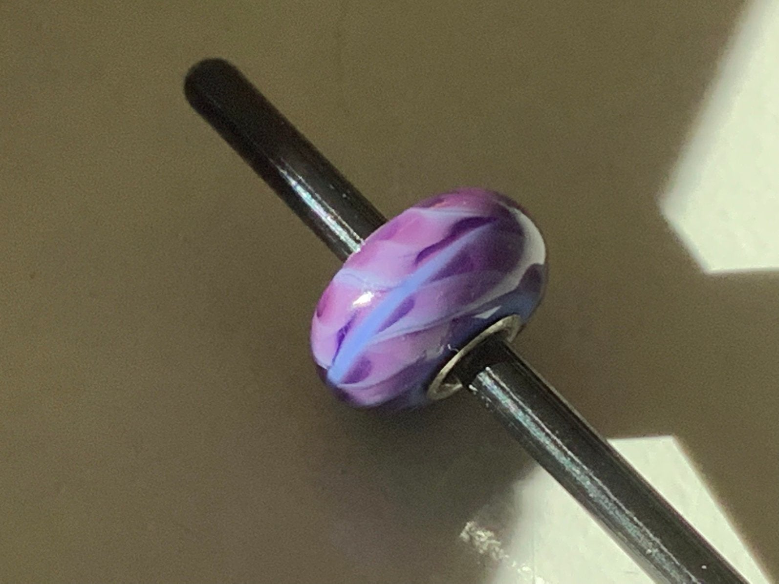 Trollbeads lavender braid, heel lang retired., Ophalen of Verzenden, Gebruikt, Zilver, Trollbeads