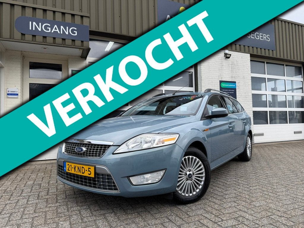 Ford Mondeo Wagon 2.0-16V Limited|Goed Onderhouden|Trekhaak|, Auto's, Ford, Euro 5, Stof, Gebruikt, Zwart