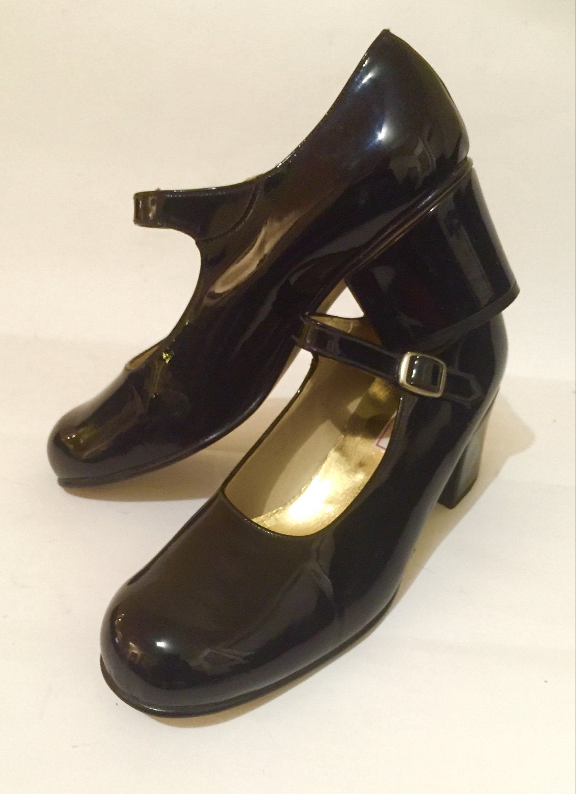 Top Donna Zwarte Lak Mary Jane Schoenen Maat 38, Verzenden, Zo goed als nieuw, Zwart, Schoenen met lage hakken