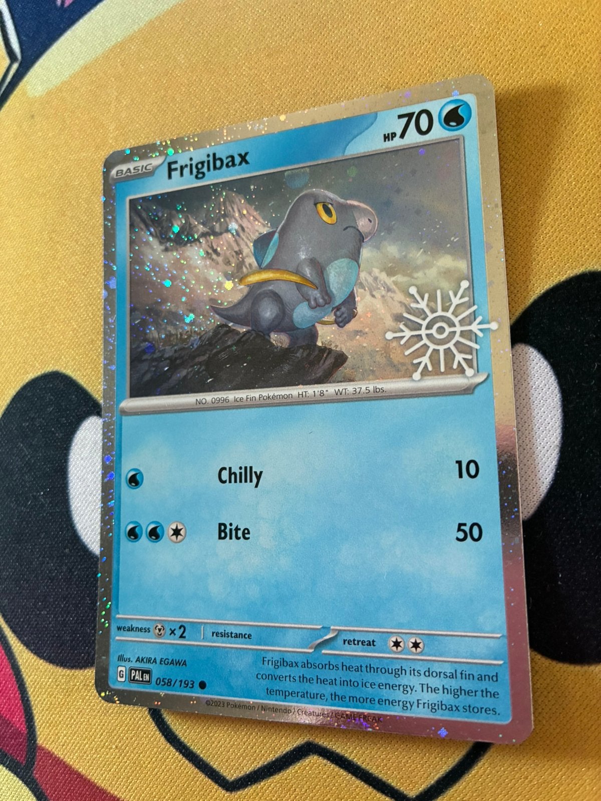 Frigibax 058/193 – Holiday Calendar –Cosmos Holo –Snowflake, Ophalen of Verzenden, Zo goed als nieuw