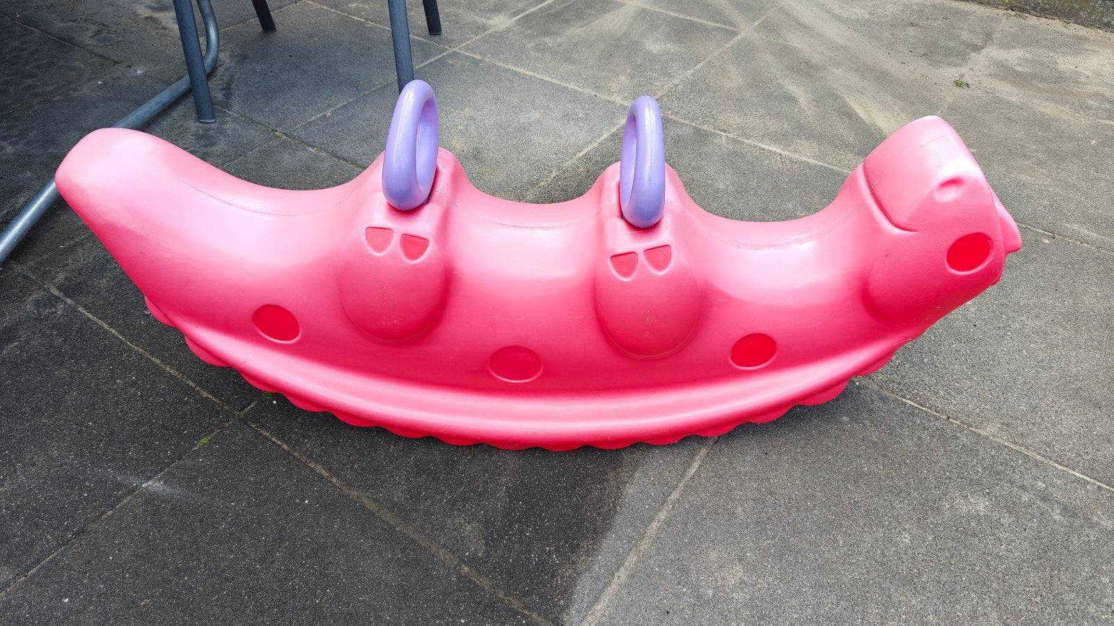 BIG Wipwap Rood - Schommelspeelgoed voor Kinderen, Kinderen en Baby's, Ophalen, Gebruikt