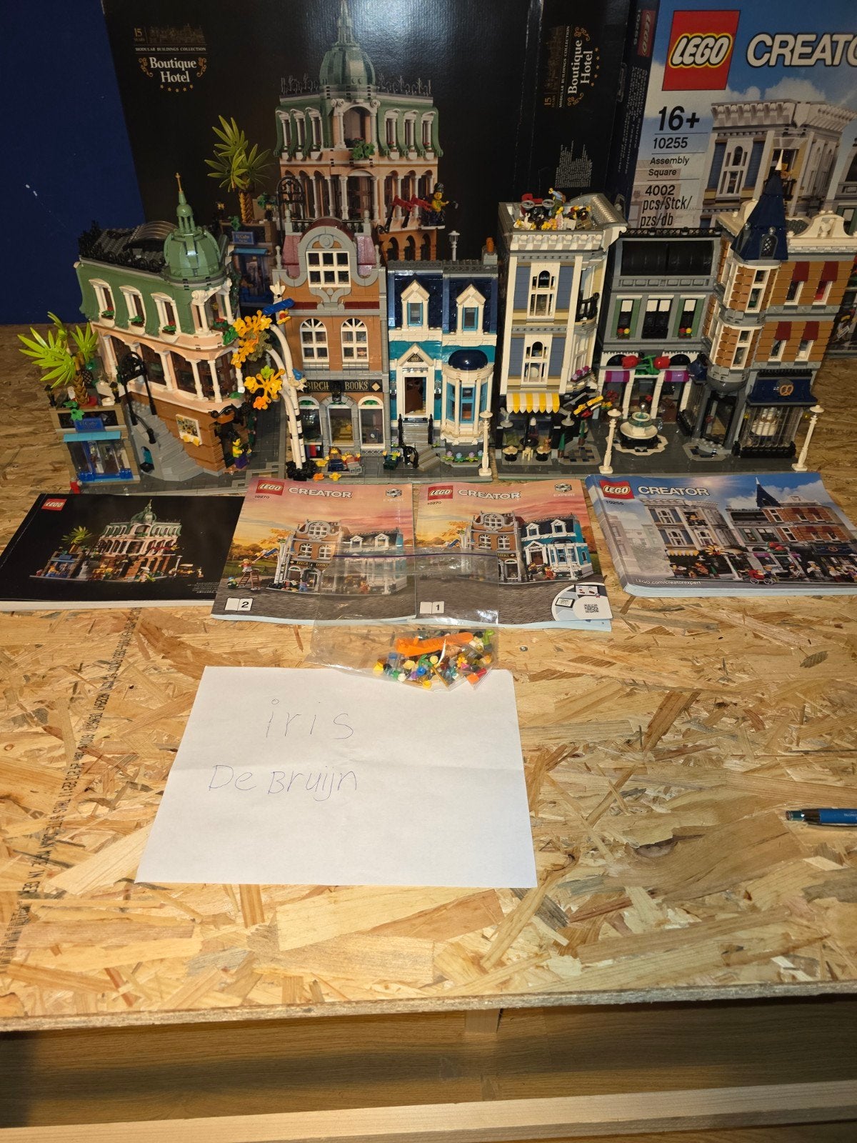Lego modulairs 10270 bookshop. 10297 boetiekhotel 10255., Ophalen, Zo goed als nieuw