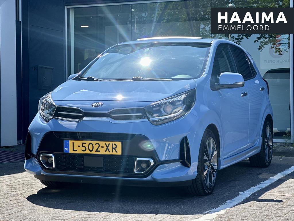 Kia Picanto 1.0 T-GDi GT-Line 5p | 100PK! | Open dak | Stoel, Voorwielaandrijving, 101 pk, Gebruikt, Blauw