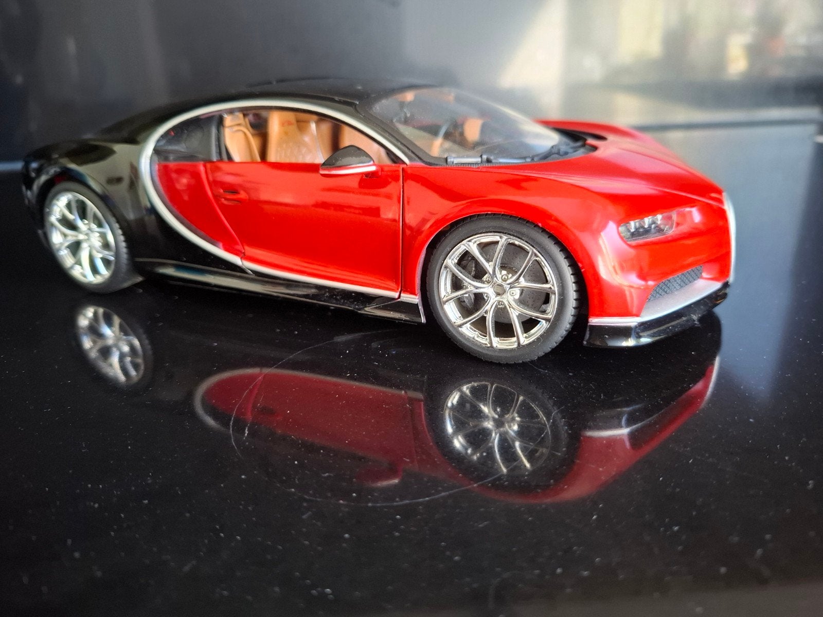 Bburago Bugatti Chiron 1:18 modelauto (zonder verpakking), Ophalen of Verzenden, Gebruikt, Auto, Bburago